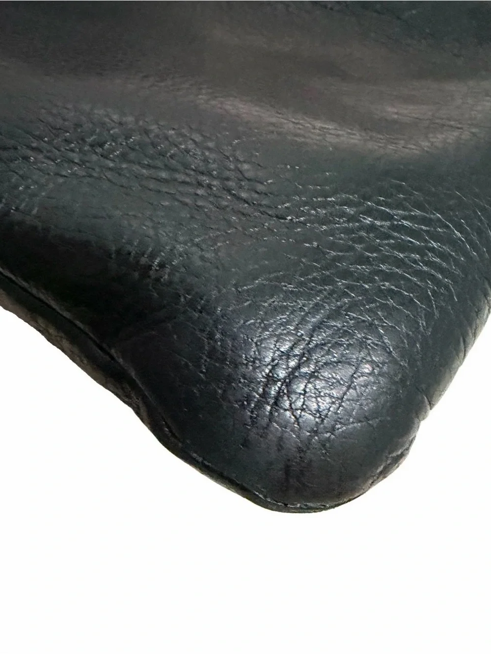 Yves Saint Laurent Ycon Black Leather Messenger Crossbody